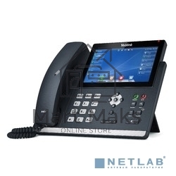 Телефон IP YEALINK SIP-T48U, цветной сенсорный экран, 16 аккаунтов, BLF, PoE, GigE, без БП, шт