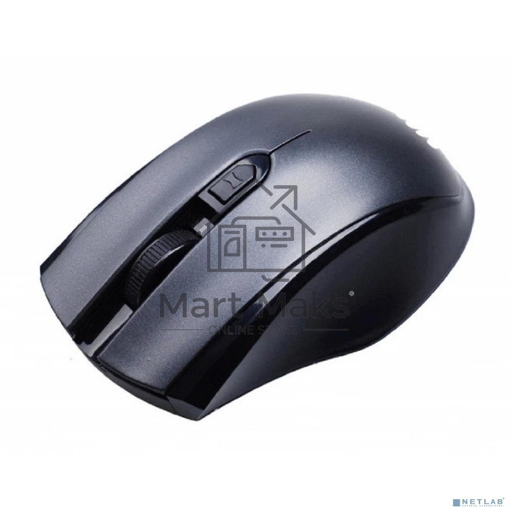 Мышь беспроводная Acer OMR030 черный, 1600 dpi, радиоканал, USB, кнопки - 4