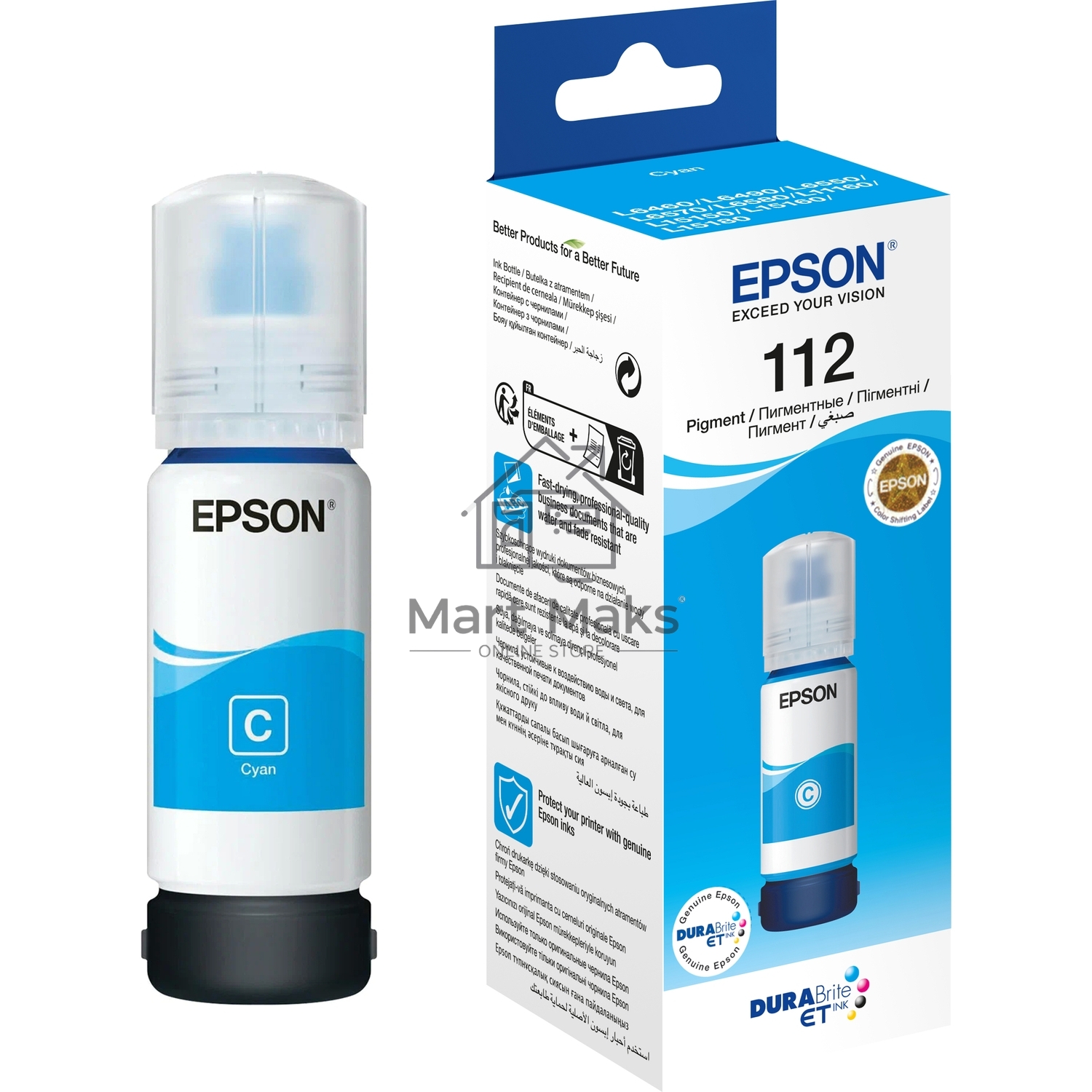 Контейнер с голубыми чернилами Epson для L6550/L6570/L6580/ L15150/L15160