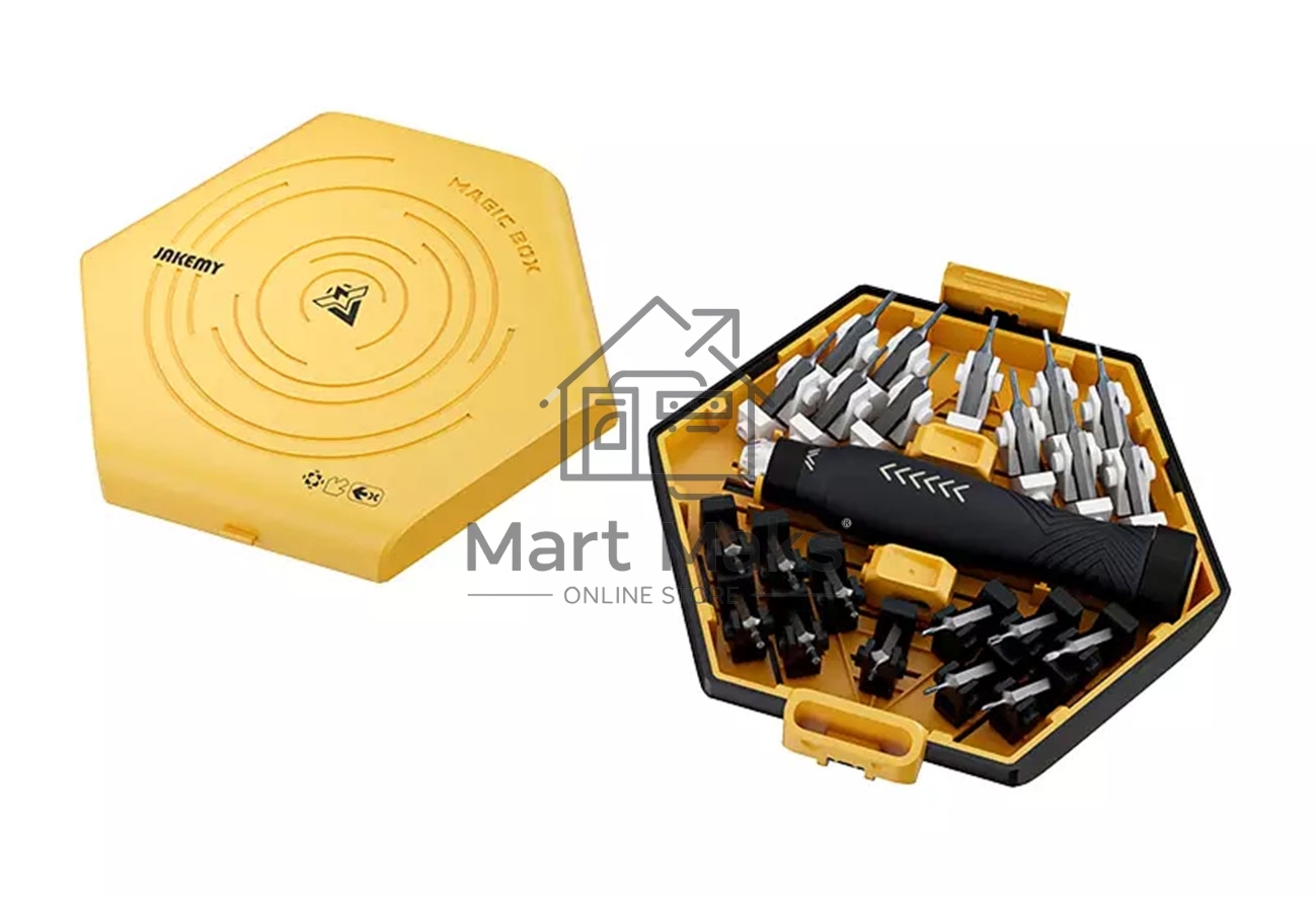 Отвертка с набором бит Jakemy JM-8185