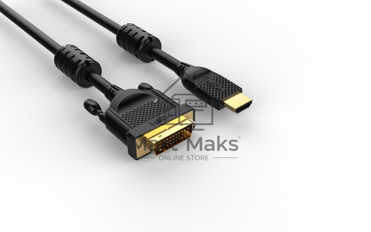 Кабель HDMI AM/DVI(24+1)M, 7.5м, CU, 1080P@60Hz, 2F, VCOM <CG484GD-7.5M>