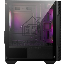 Компьютерный корпус MSI MAG FORGE M100A, Mini-Tower, черный 4x120мм