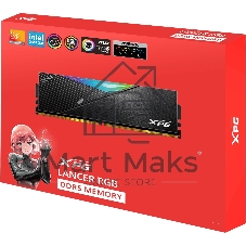 Оперативная память XPG Lancer, DDR5, 32GB (2x16GB), 7200MHz, CL34, DIMM, с радиаторами, RGB, черный