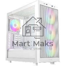 Корпус ID-Cooling Ware 510 белый без БП ATX 7x120mm 5x140mm 1xUSB2.0 1xUSB3.0 audio bott PSU