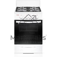 Плита газовая Gefest CG 50М02 К73 белый, конфорок 4 шт, духовка 42 л, 50 см x 85 см x 53 см