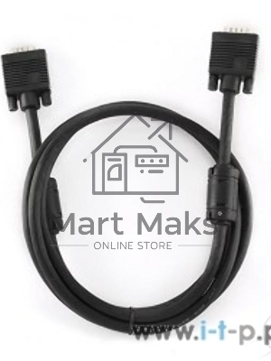 Кабель Gembird/Cablexpert CC-PPVGA-6B,Кабель VGA Premium,15M/15M, 1.8м, тройн.экран, феррит.кольца, черный, пакет