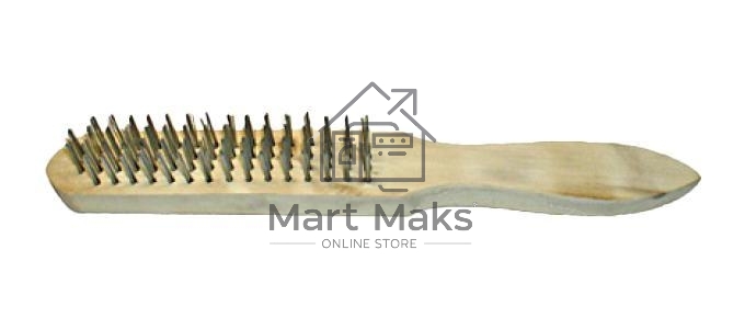 Кордщетка FIT 38405с деревянной ручкой 5-ти рядная