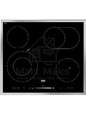 Встраиваемая электрическая варочная поверхность Beko HIC 64503 TX, черный