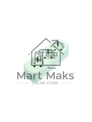 Колодка удлинителя 3 гнезда с заземлением MAKEL MGP131