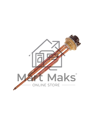 Нагревательный элемент для бойлера, ТЭН, RCT-2500 Вт, фланец М6, 42 мм, с терморегулятором 70 градусов и уплотнительным кольцом