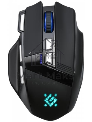 Мышь беспроводная Defender Knight GM-885 черный, 3200 dpi, радиоканал, USB, кнопки - 8