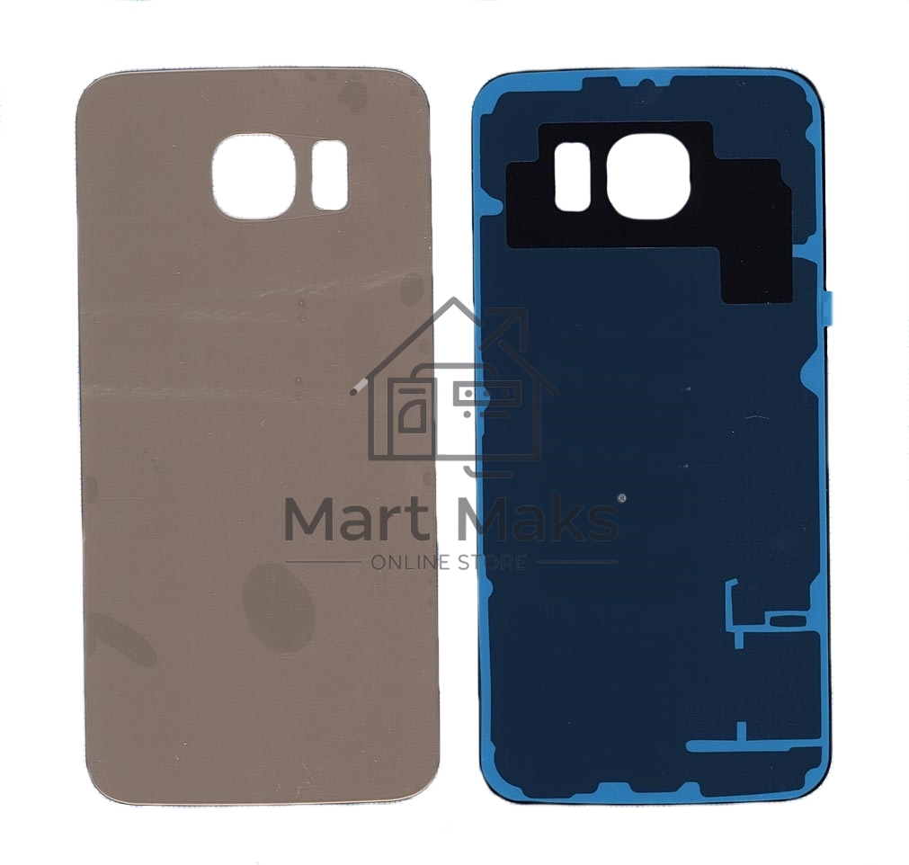 Задняя крышка для Samsung G920F Galaxy S6 золотая
