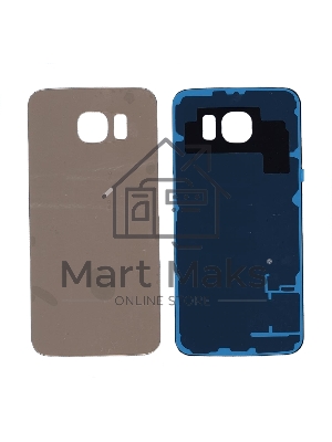 Задняя крышка для Samsung G920F Galaxy S6 золотая