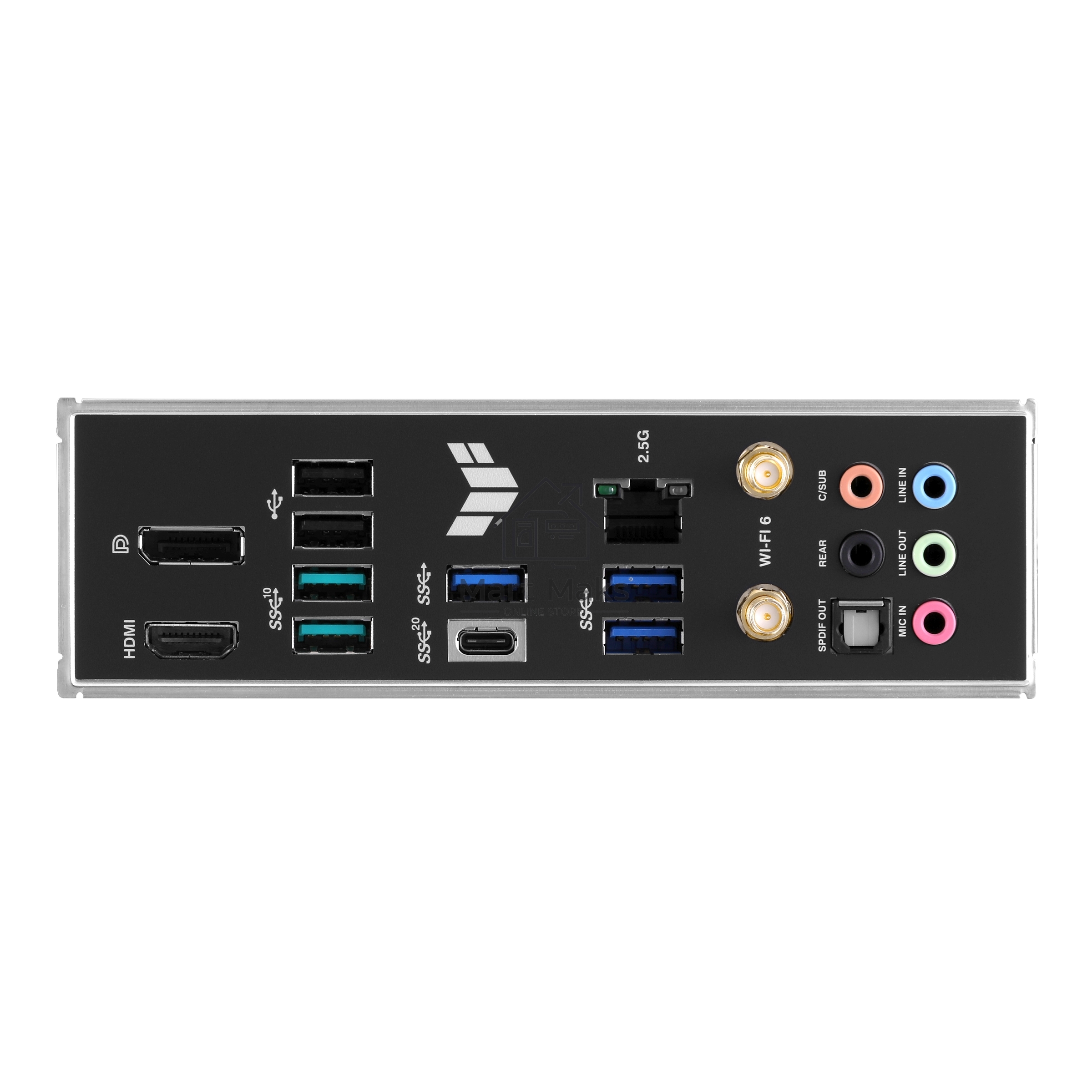 Материнская плата ASUS TUF GAMING B760M-PLUS WIFI, LGA 1700, Intel B760, 4xDDR5, 4xSATA, 2xM.2, 1xPCI-E 5.0 x16, 1xPCI-E 4.0 x4, 3xUSB-A 3.2 Gen 1, 2xUSB-A 3.2 Gen 2, 2xUSB 2.0, 1xUSB-C 3.2 Gen 2x2, 1x2.5Gb LAN, 5x3.5 мм, 7.1, Wi-Fi 6, Bluetooth 5.2, Micr