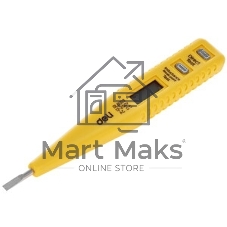 Индикаторная отвертка-тестер напряжения цифровая Deli DL8003 (12-250 В)