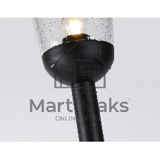 Светильник Ambrella light ST2092 BK/CL черный/прозрачный IP54 E27 max 40W D150*950