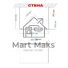 Комплект для ванной, 4 предмета (тумба Bau 60, графит + раковина BAU Nimb 50х36 + смеситель Hotel Still, выпуск клик-клак, хром)