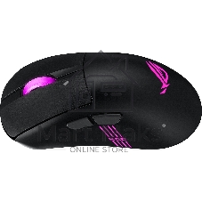 Мышь беспроводная/проводная ASUS ROG Keris II Origin чёрный, 42000 dpi, USB Type-A, радиоканал, Bluetooth, кнопки - 5