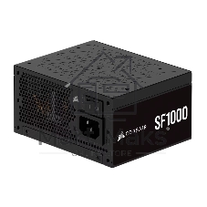 Блоки питания/ Power Supply Corsair SF1000, Model RPS0176, 1000W 80+ Platinum (SFX, 3.1, PCIe 5.1, Full modular, 1x24(20+4)pin, 1x12VHPWR, 2x4+4-pin CPU +12V (EPS), 3x4-pin Molex, 4x6+2-pin PCIe, 8xSATA3, Active, 92x92mm, 125x100x63.5mm, APFC, Power cable-EU, black)