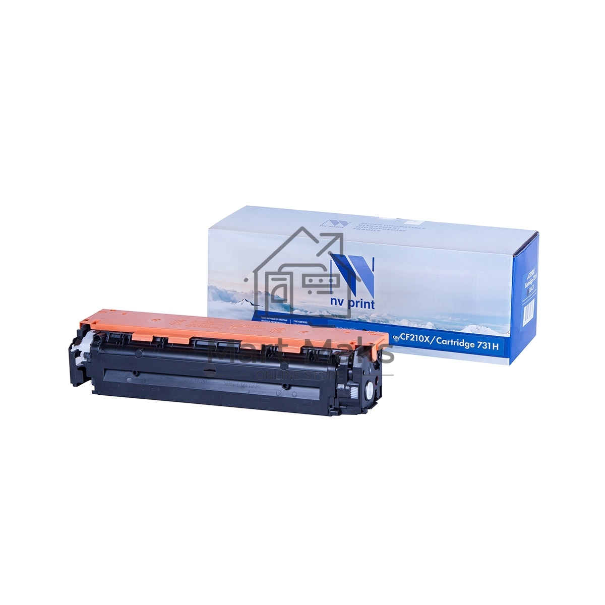 Картридж лазерный NVPrint совместимый HP CF210X/Canon 731Н черный для LaserJet Color Pro M251n/M251nw/M276n/M276nw/Canon LBP-7100Cn/7110Cw (2400k)