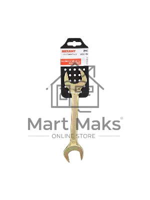 Ключ гаечный рожковый Rexant 24х27 мм, желтый цинк