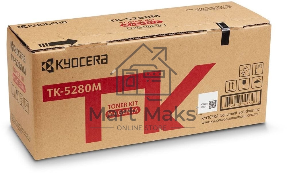 Картридж лазерный Kyocera TK-5280M (1T02TWBNL0) пурпурный для M6235cidn/M6635cidn/P6235cdn 11000 стр
