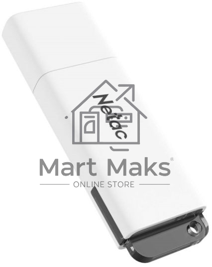 Флешка USB R/W R/W Netac U185 8Gb <NT03U185N-008G-20WH>, USB2.0, с колпачком, пластиковая белая