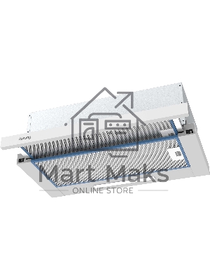 Вытяжка телескопическая Korting KHP 6512 W белый, 59.5 см, 550 куб. м/ч, 54 дБ