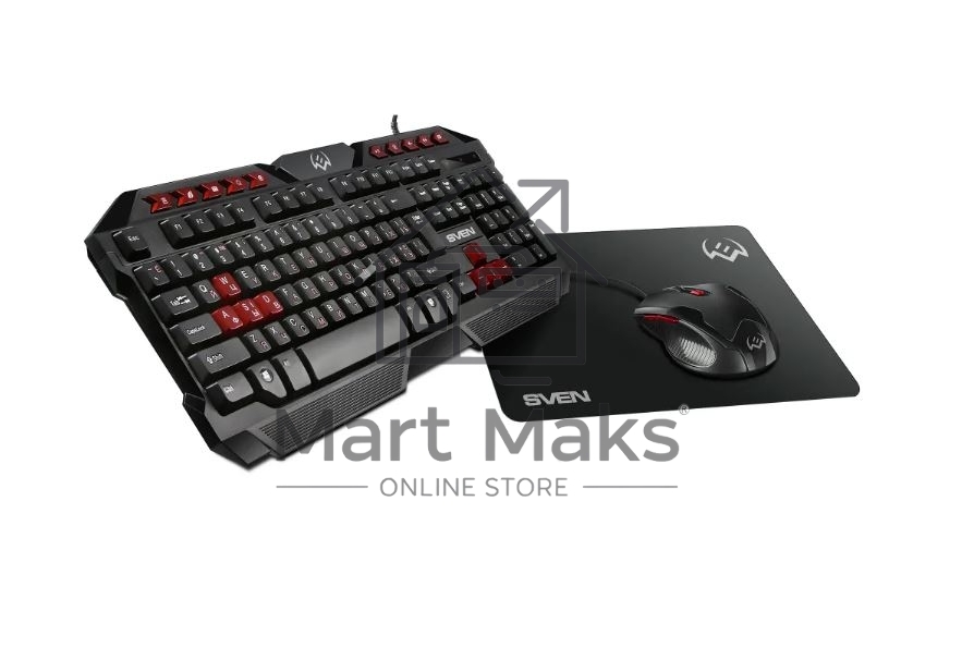 Набор SVEN GS-9200 игровые клавиатура, мышь и коврик