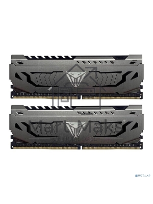 Оперативная память Patriot Viper Steel, DDR4, 32GB (2x16 GB), 3200 MHz, CL16, DIMM, радиатор, черный