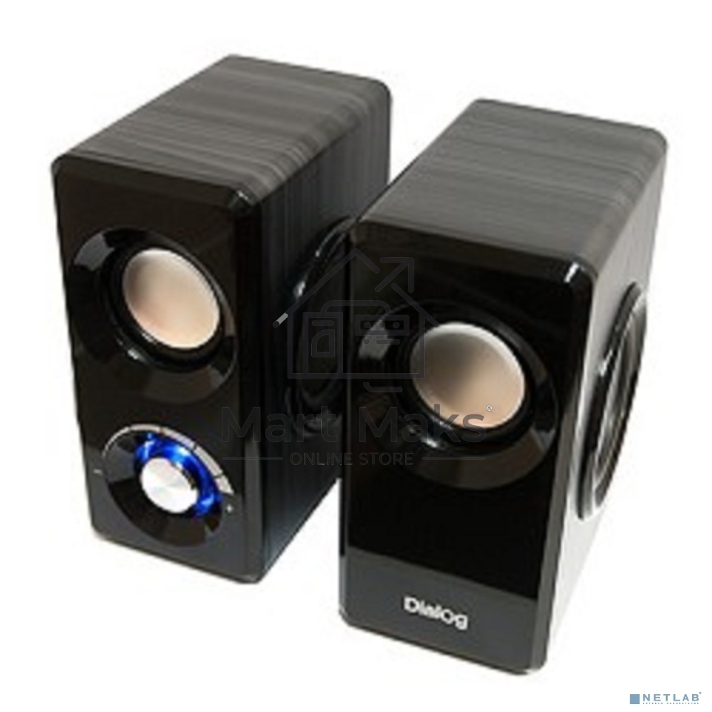 Колонки Dialog AST-25UP черный 2*3W RMS, активные
