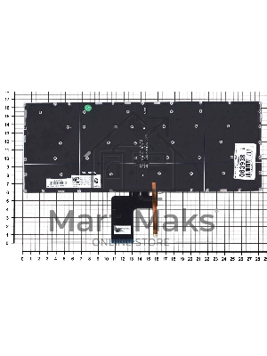 Клавиатура для ноутбука Lenovo Yoga 720-13ISK, черная с подсветкой
