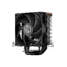 Кулер для процессора PCCooler RT400 Digital BK (230W, 4-pin PWM, LED temp., 152mm, Al/Cu, 4x6mm, 1x120мм, 73.32CFM, 34.9dBA, 2200RPM, S: 1851/1700/1200/115X, AM5/AM4, черный)