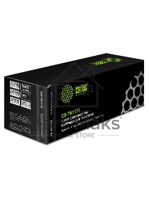 Картридж лазерный Cactus CS-TK1170 черный (7200 стр.) для Kyocera Ecosys M2040dn/ M2540dn/M2640idw