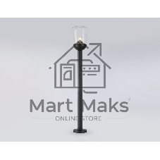 Светильник Ambrella light ST2092 BK/CL черный/прозрачный IP54 E27 max 40W D150*950