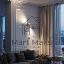 40154/LED/ Светильник настенный светодиодный Illume латунь 4000K