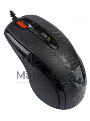 Мышь проводная A4Tech F5 черный, 3000 dpi, USB, кнопки - 7