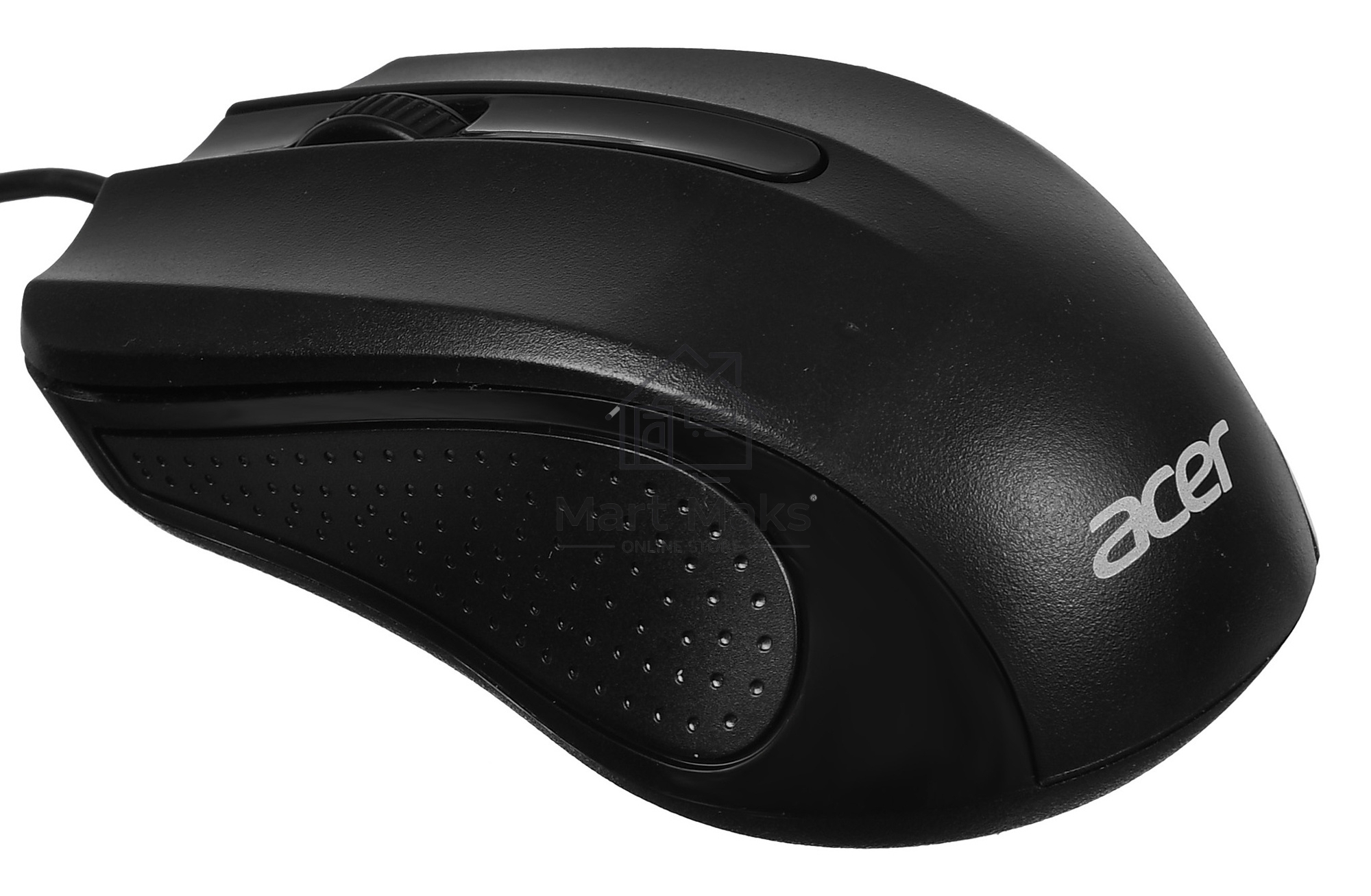 Мышь проводная Acer OMW010 черный, 1200 dpi, USB, кнопки - 3