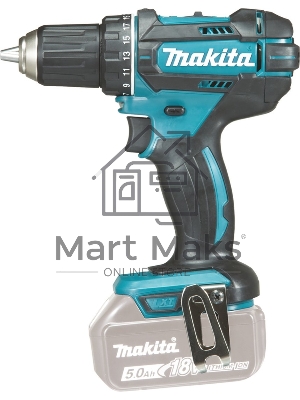 Дрель-шуруповерт Makita DDF482Z ак, 18В,Li-ion,БЗП-13мм,0-600\0-1900об\м,62\36Нм,1.7кг,кор,бок рук,б\акк и з\у