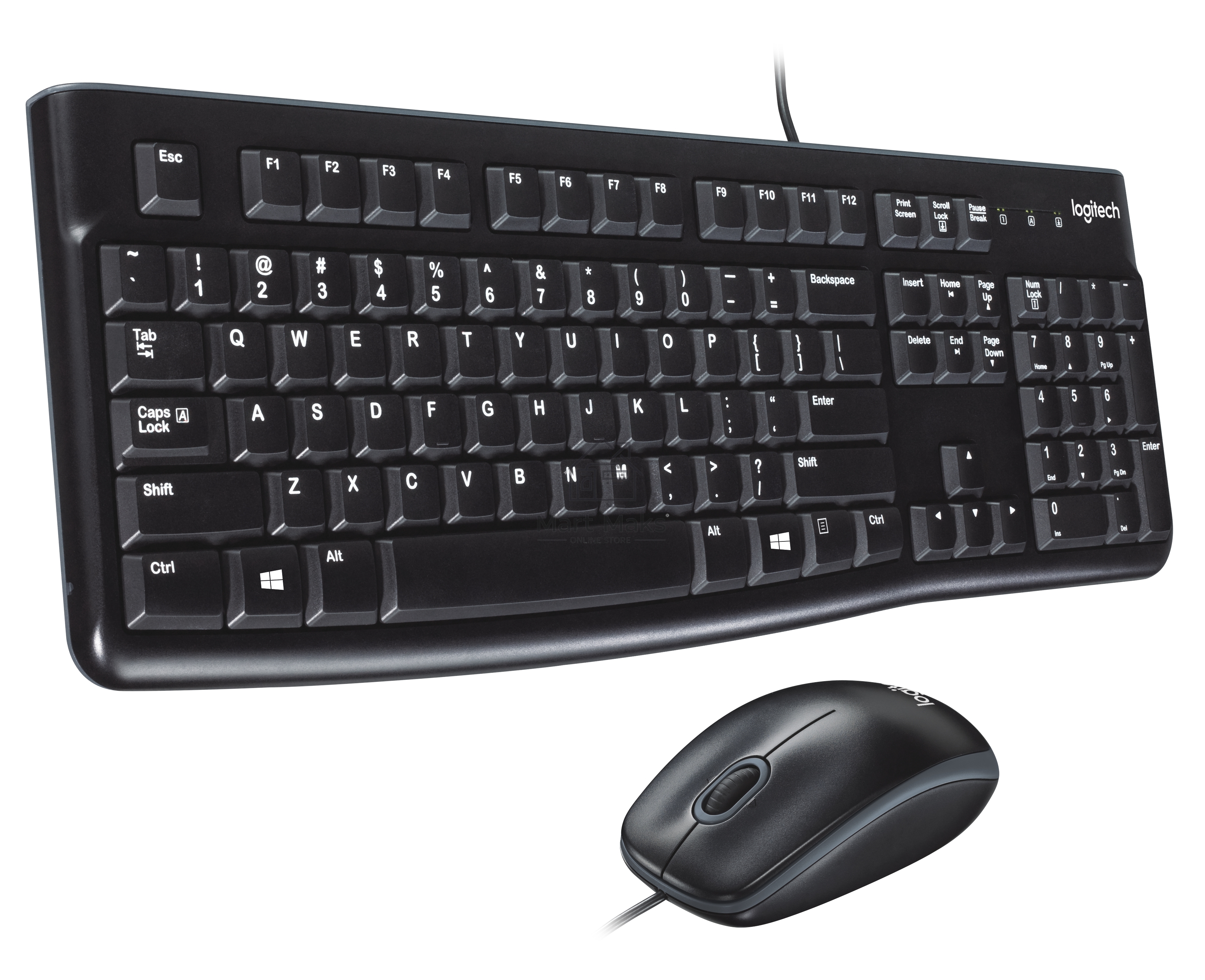 Клавиатура + мышь Logitech Desktop MK120 (русская раскладка)