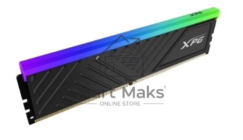 Оперативная память XPG Spectrix D35G RGB, 8GB (1x8GB), DDR4, 3200MHz, CL16, DIMM, с радиатором, черный, RGB