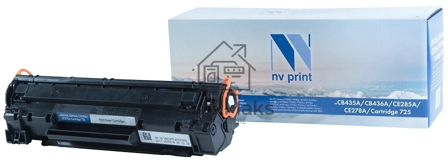 Картридж лазерный NVPrint NV-CB435A/436/285/278/725 (для HP/Canon LaserJet P1005/M1120/M1120n/M1522n/M1132/M1212nf/(2000k)) (NV-CB435A/436A/285/725)