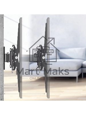 Кронштейн для телевизора Hama 00220832 черный 32