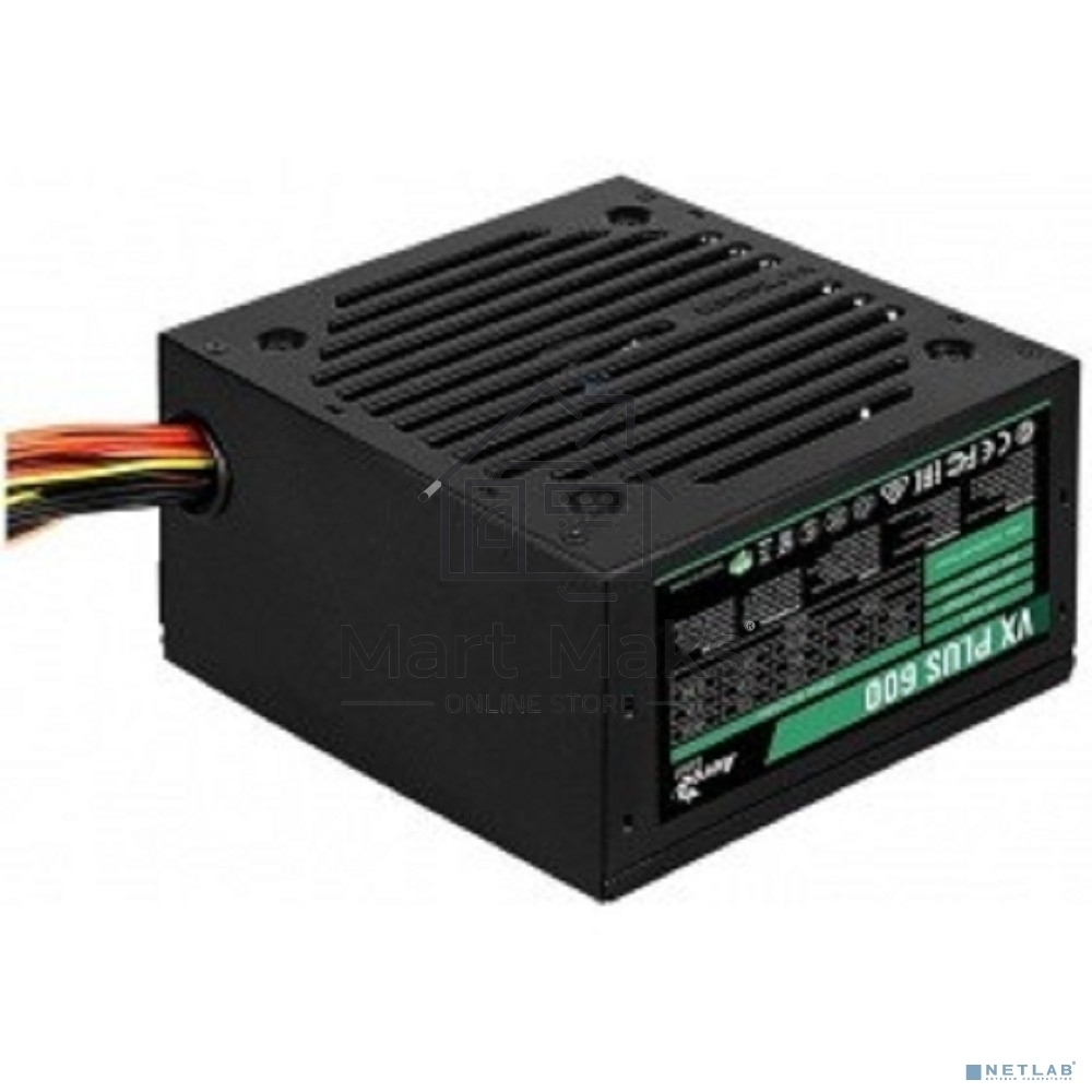 Блок питания Aerocool / Formula VX-600 PLUS, 600Вт 120мм, черный