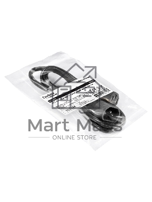 Кабель питания ExeGate Power EC-1P (C13->C14, VDE-250V-3*1.0мм2, медь, черный, 16A, 1м)