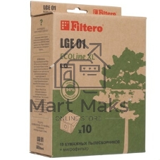 Комплект бумажных пылесборников Filtero LGE01 (10+фильтр) ECOLine XL (R)