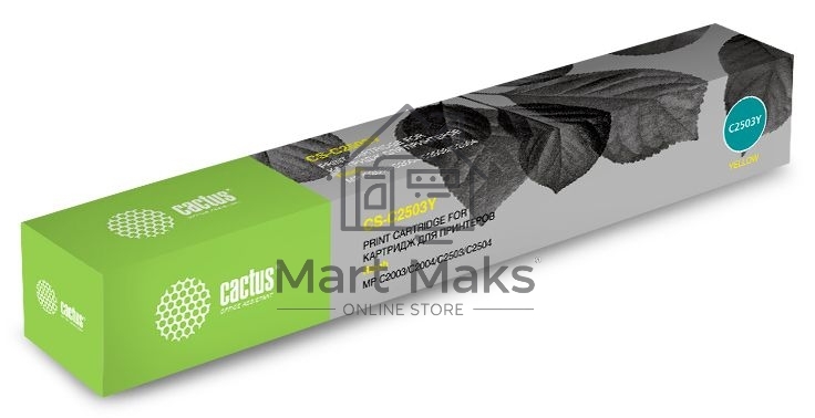 Картридж лазерный Cactus CS-C2503Y жёлтый (9500 стр.) для Ricoh Aficio MP C2003SP/MP C2004ASP/MP C2011SP