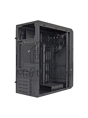 Компьютерный корпус Miditower ExeGate XP-332 Black, ATX, (XP450, Black,120мм), 2*USB, Audio