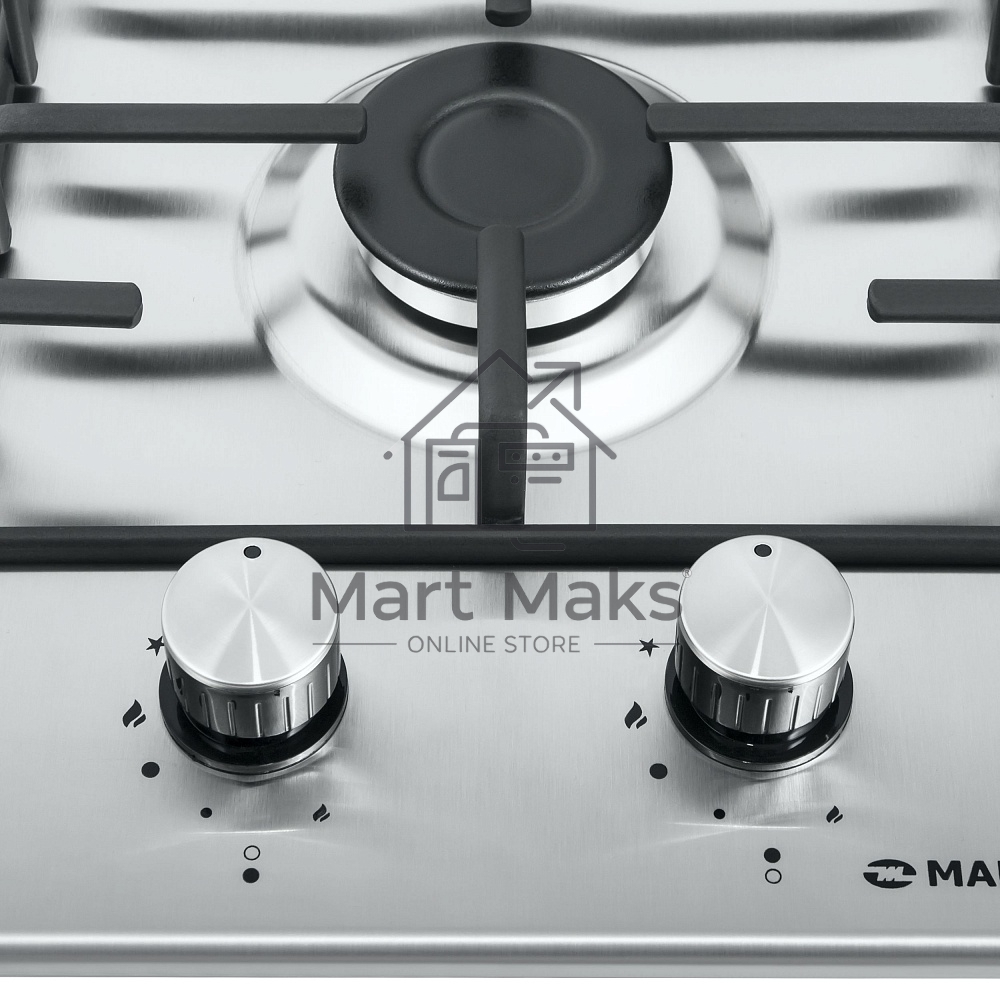 Газовая панель Maunfeld EGHS.32.3ES/G, нержавеющая сталь
