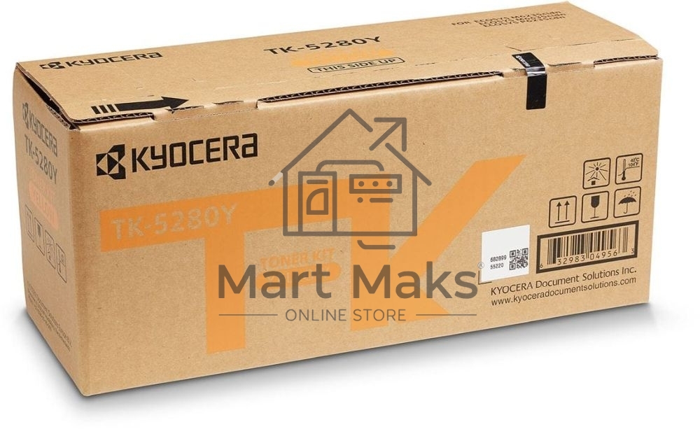 Картридж лазерный Kyocera TK-5280Y (1T02TWANL0) желтый для M6235cidn/M6635cidn/P6235cdn 11000 стр